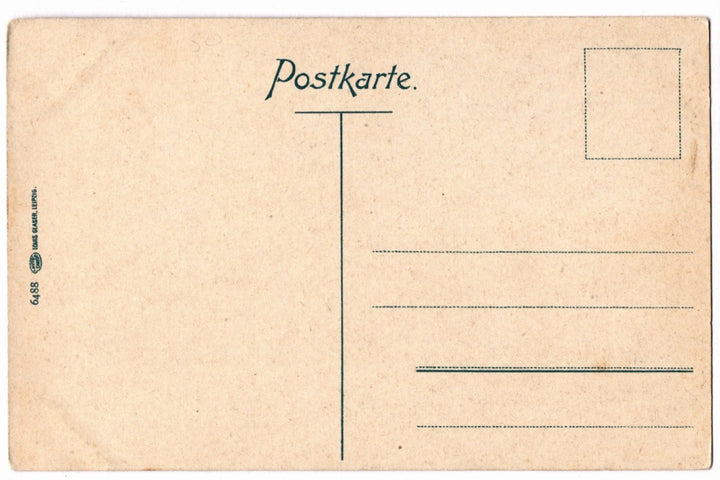 Back of a vintage postcard.