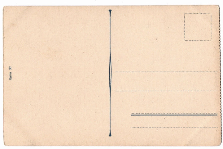 Back of a vintage postcard.