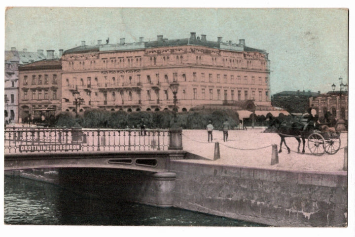 1909 Hotel Eggers Gothenburg Sweden Vintage Postcard