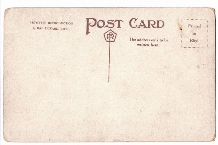 Back of a vintage postcard.