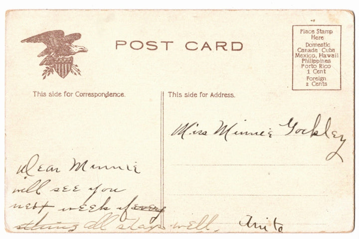 Back of postcard.