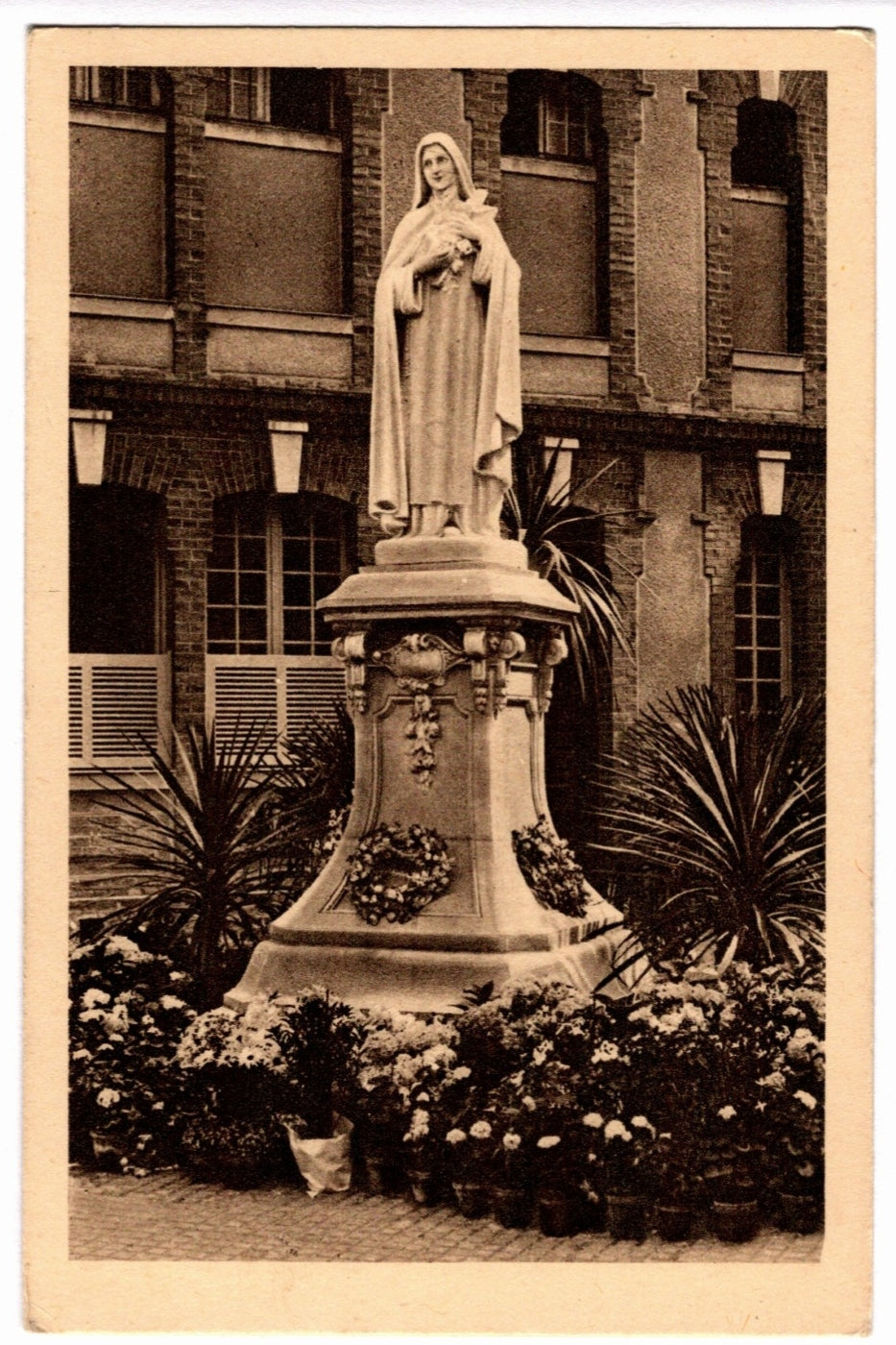 1920s Saint Therese, Carmel of Lisieux France Vintage Postcard.