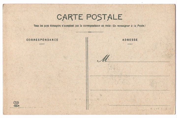1910 Toboggan Skiers Cauterets France Vintage Postcard, Les Pyrénées