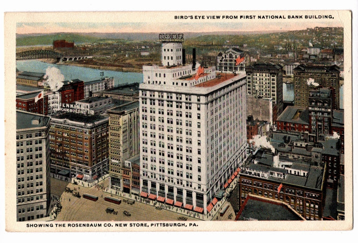1915 Rosenbaum Co. New Store Pittsburgh Pennsylvania Vintage Postcard.