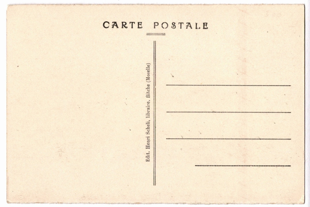 1921-24 Military Barracks Bitche Moselle France Vintage Postcard