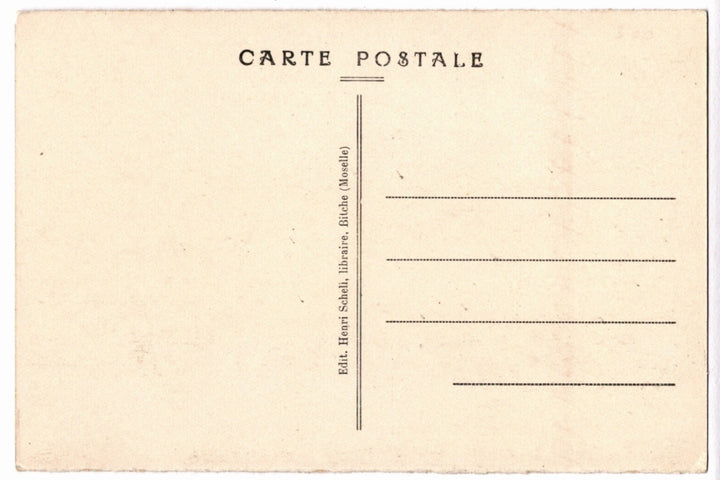 1921-24 Military Barracks Bitche Moselle France Vintage Postcard