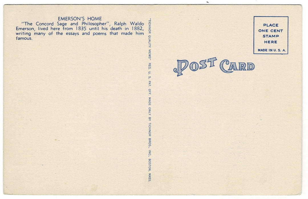 Vintage postcard.