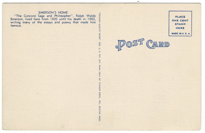 Vintage postcard.
