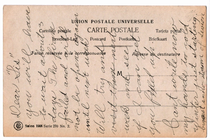 Back of postcard.