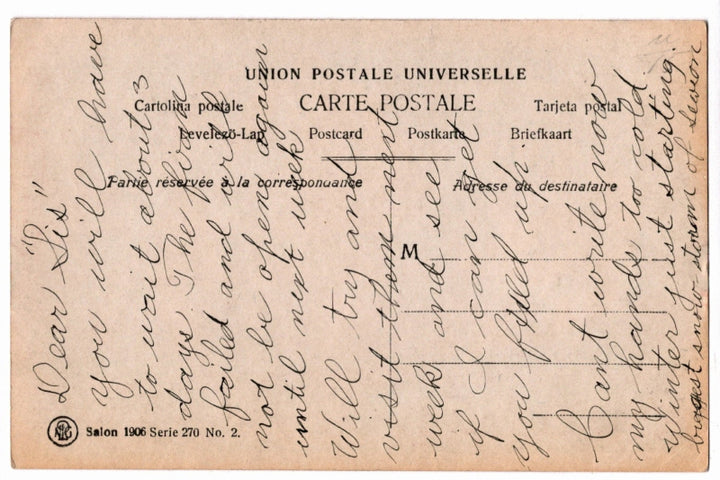 Back of postcard.