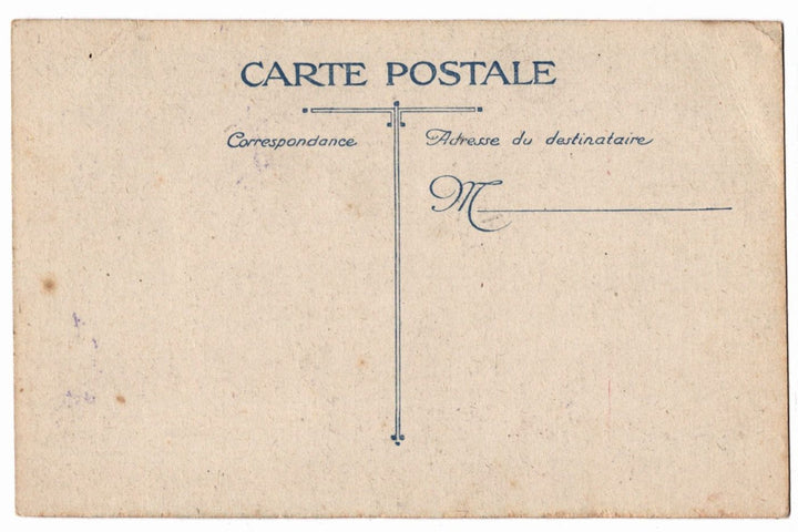 1914 WWI French Infantry Attack Custom-House Vintage Art Postcard