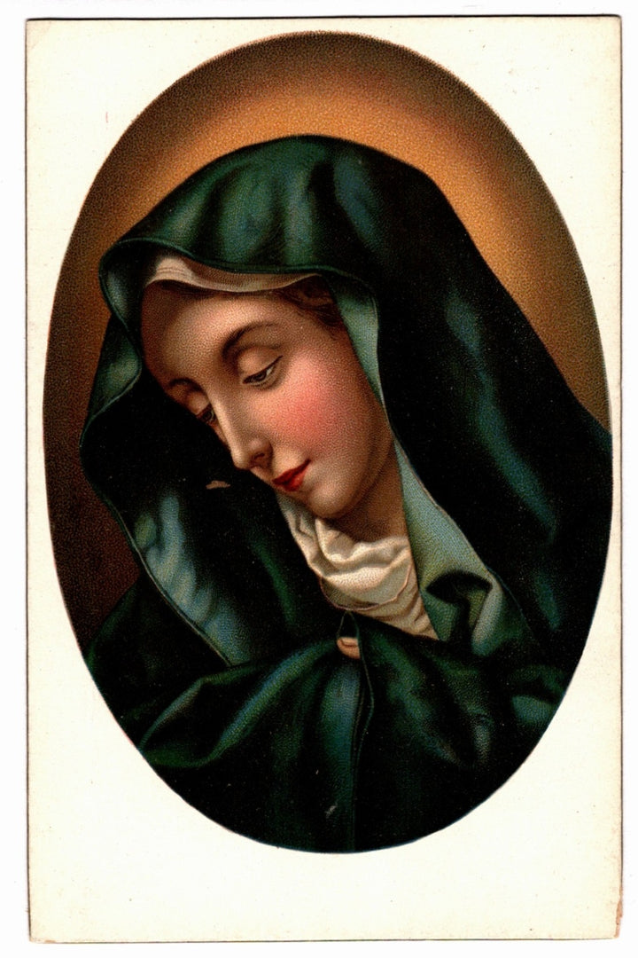 . 1905 La Madonna del Dito by Carlo Dolci Vintage Art Postcard