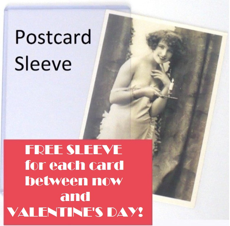 Valentnes day postcard promo frot page