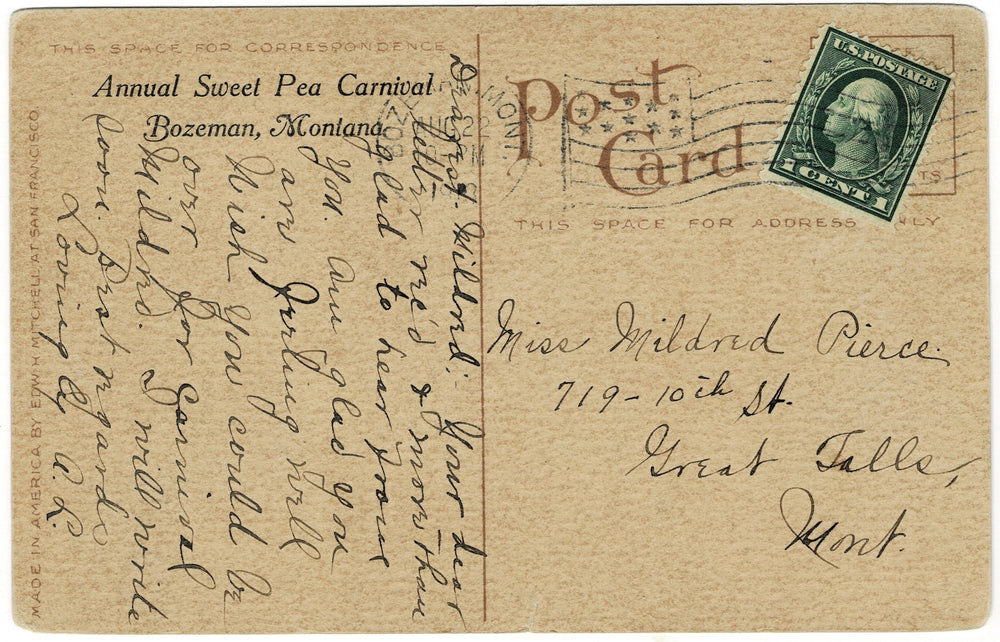 Vintage postcard.