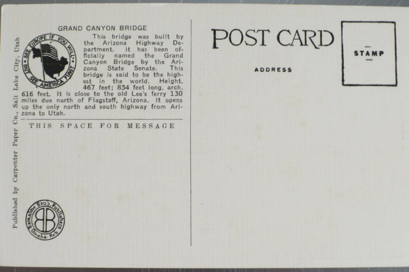 Back of postcard.