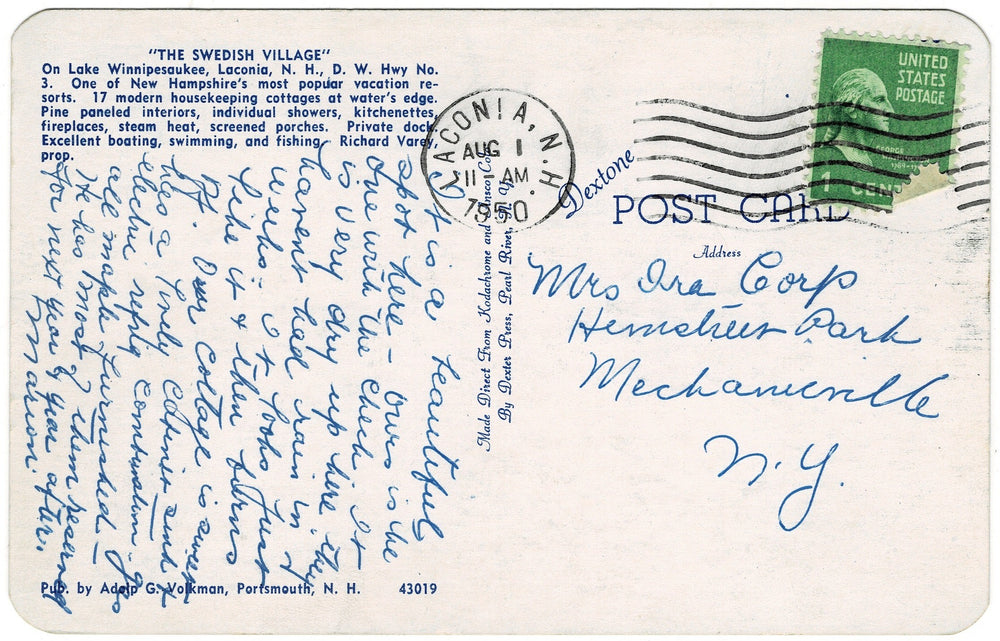 Vintage postcard.