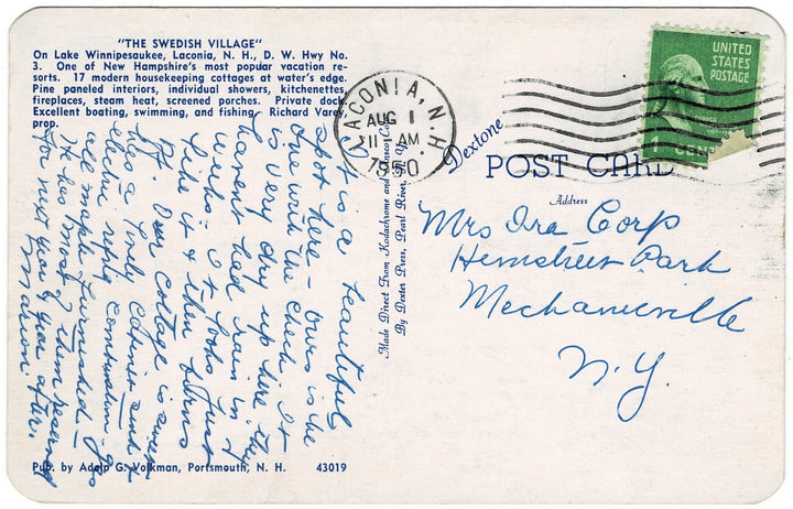 Vintage postcard.
