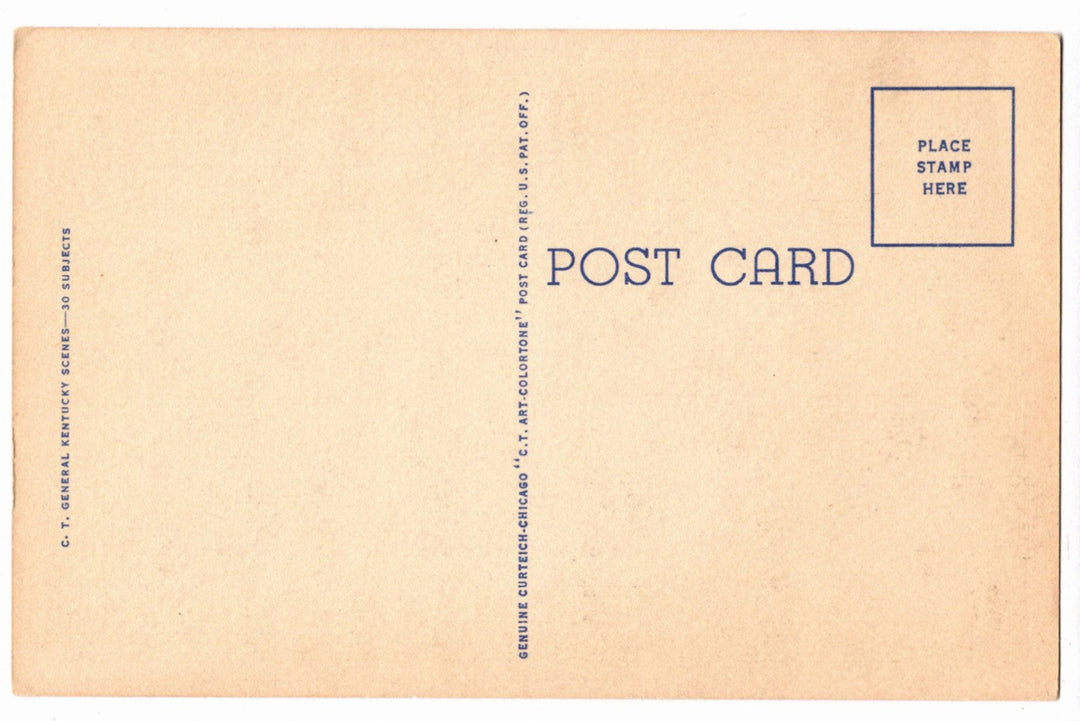 1934 Lincoln Portrait Hodgenville Kentucky Vintage Postcard
