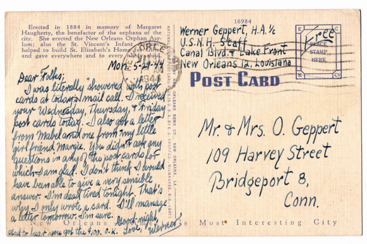 Back of postcard.