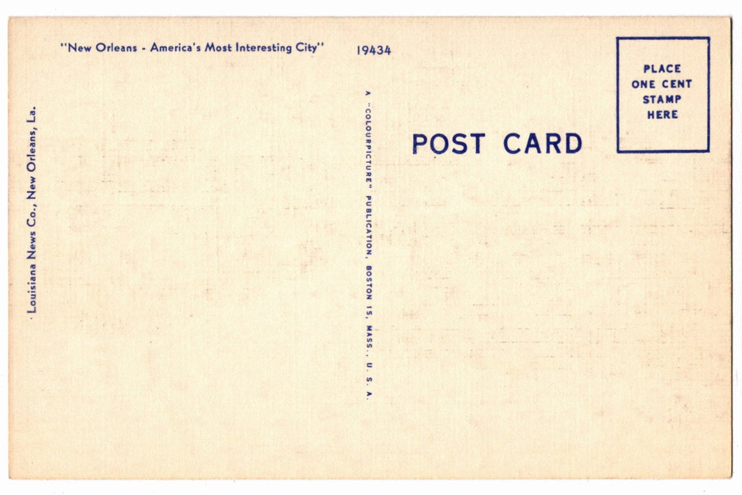 1951 Audubon Park & Zoo New Orleans Louisiana Vintage Postcard