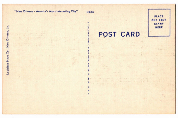 1951 Audubon Park & Zoo New Orleans Louisiana Vintage Postcard