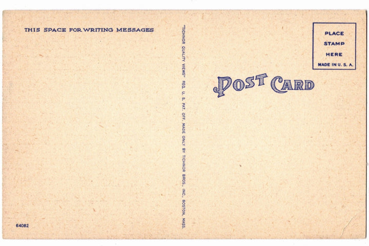 1937 Bar Harbor Maine Vintage Postcard, Mount Desert Island