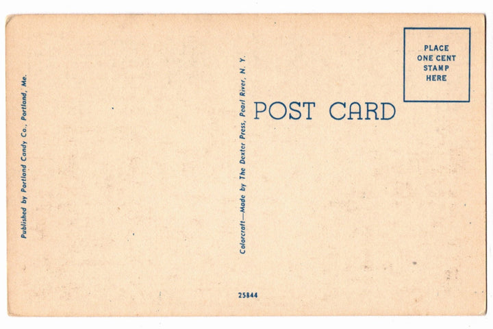 1938 The City Hall at Portland Maine Vintage Postcard