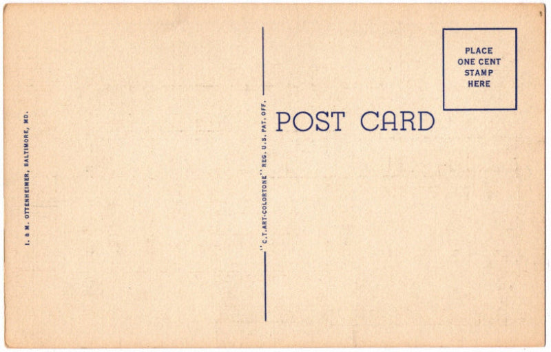 Back of postcard.