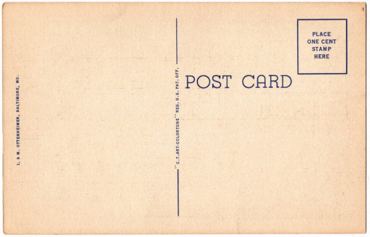 Back of postcard.