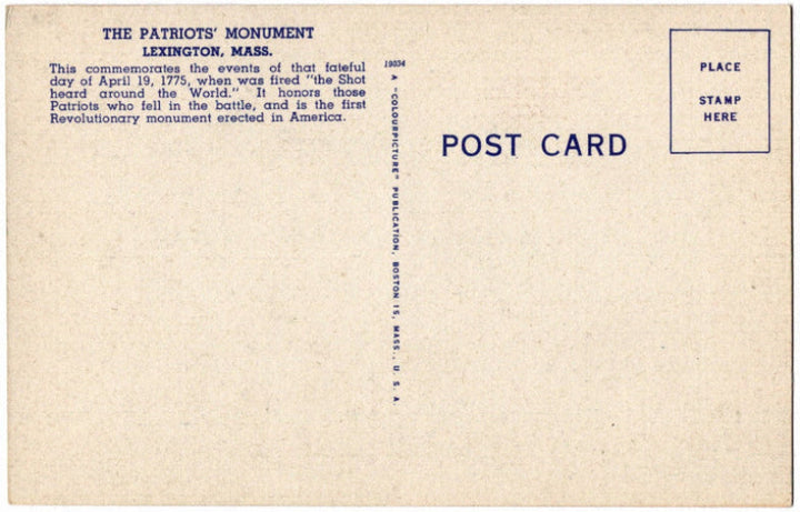 Back of postcard.