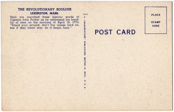Back of postcard.