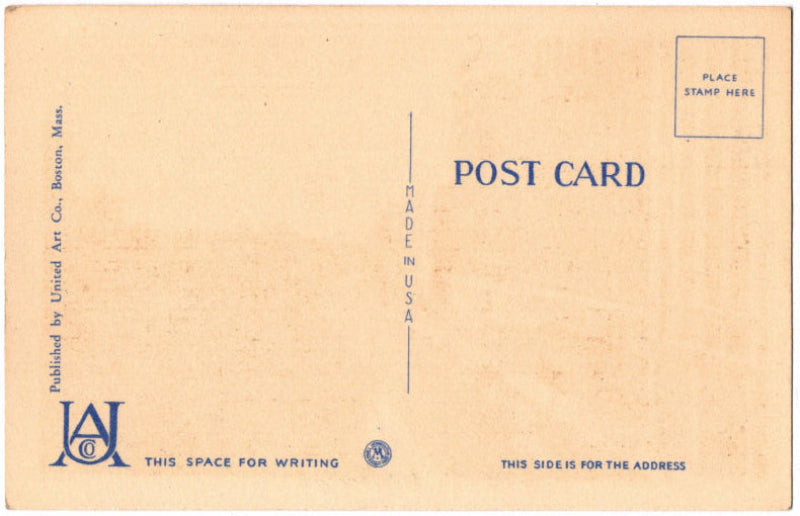 Back of postcard.
