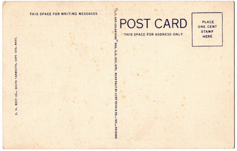 Back of postcard.