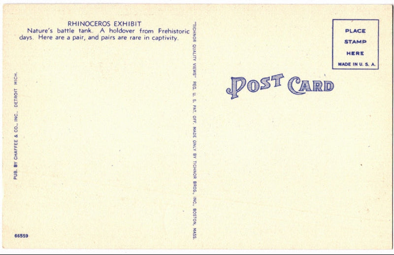 Back of postcard.