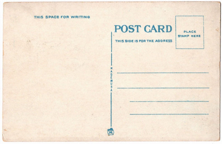 Back of postcard.