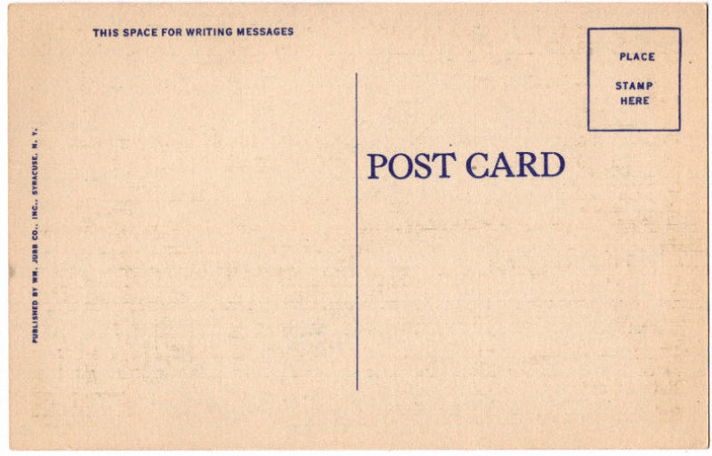 Back of postcard.
