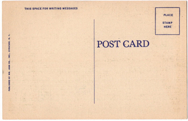 Back of postcard.