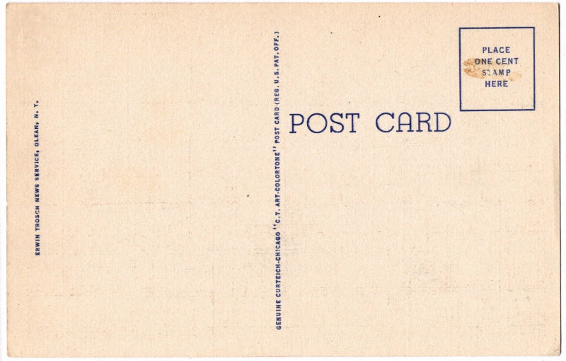Back of postcard.