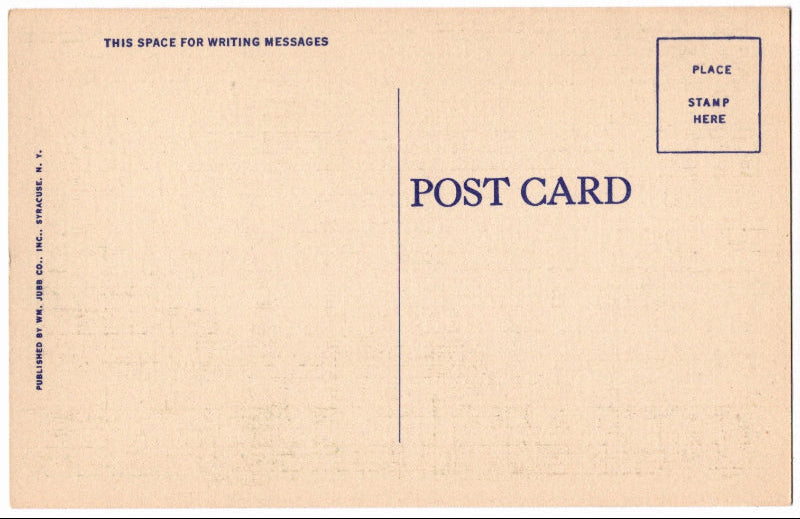 Back of postcard.