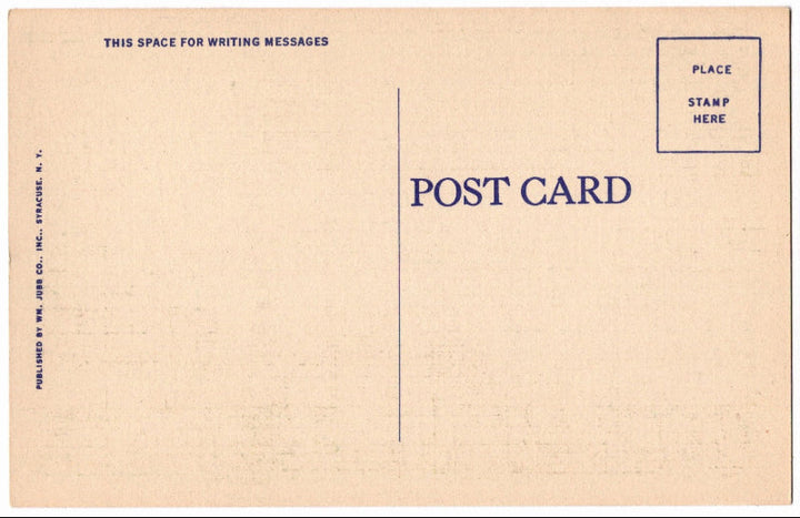 Back of postcard.