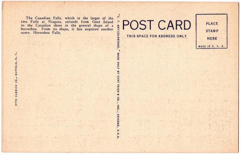 Back of postcard.