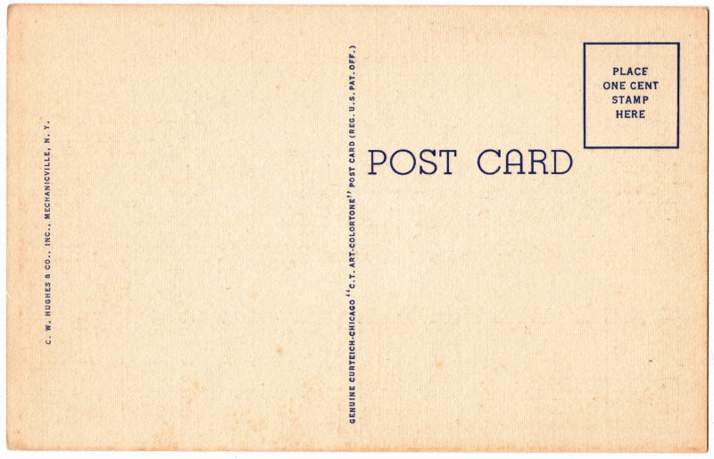 Back of postcard.