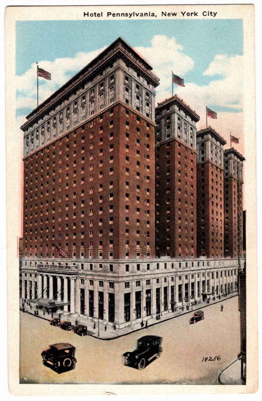 1941 Hotel Pennsylvania New York, NY Postcard.