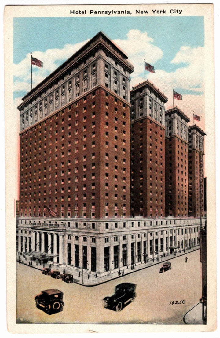 1941 Hotel Pennsylvania New York, NY Postcard.