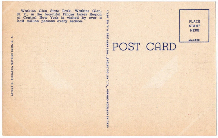Back of postcard.