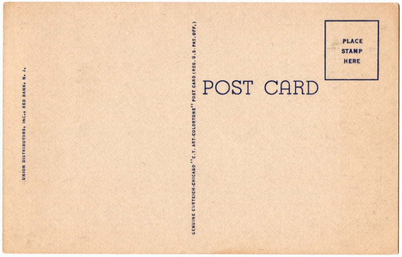 Back of postcard.