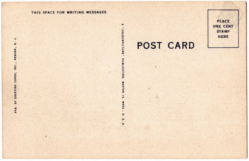 Back of postcard.