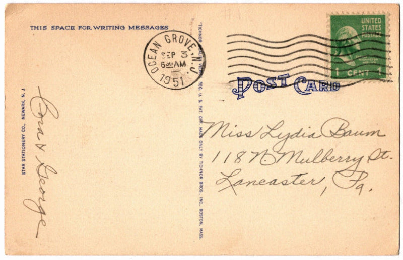 Back of postcard.
