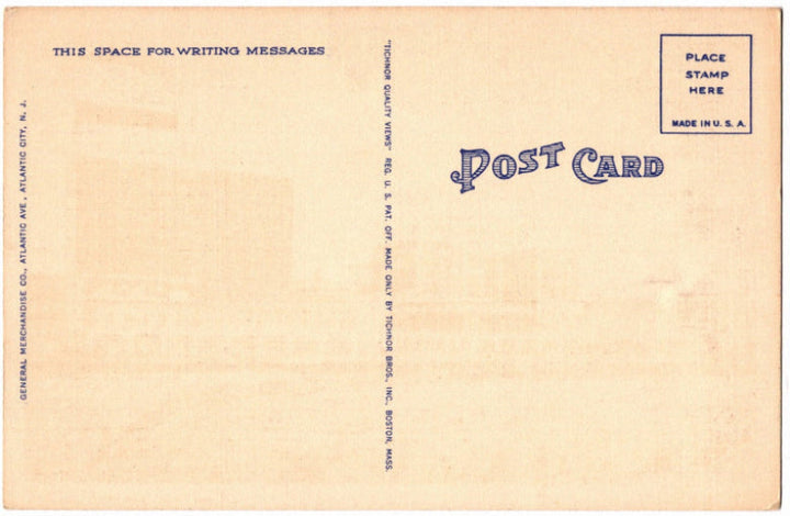 Back of postcard.