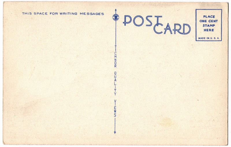 Back of postcard.